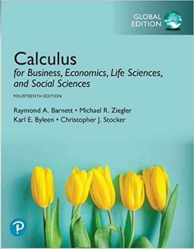 Calculus : for business, economics, life sciences, and social sciences